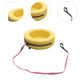 Maxbell Kids Hand Pulled Cart Interactive Toy for Sports Playground Group Activities Yellow