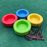 Maxbell Kids Hand Pulled Cart Interactive Toy for Sports Playground Group Activities Yellow