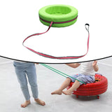 Maxbell Kids Hand Pulled Cart Interactive Toy for Sports Playground Group Activities Green