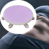 Maxbell Roller Wheel Men Women Quiet Abdominal Board for Home Gym Workout Fitness Purple