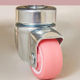 Maxbell Roller Wheel Men Women Quiet Abdominal Board for Home Gym Workout Fitness Pink