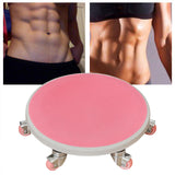 Maxbell Roller Wheel Men Women Quiet Abdominal Board for Home Gym Workout Fitness Pink