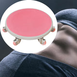 Maxbell Roller Wheel Men Women Quiet Abdominal Board for Home Gym Workout Fitness Pink