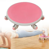 Maxbell Roller Wheel Men Women Quiet Abdominal Board for Home Gym Workout Fitness Pink