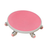 Maxbell Roller Wheel Men Women Quiet Abdominal Board for Home Gym Workout Fitness Pink