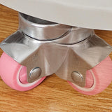 Maxbell Roller Wheel Men Women Quiet Abdominal Board for Home Gym Workout Fitness Pink