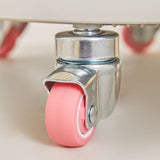 Maxbell Roller Wheel Men Women Quiet Abdominal Board for Home Gym Workout Fitness Pink