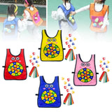 Maxbell Dodgeball Game for Kids for Children Party with 5 Colorful Ribbons Toss Game Yellow