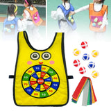 Maxbell Dodgeball Game for Kids for Children Party with 5 Colorful Ribbons Toss Game Yellow