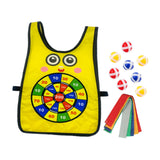 Maxbell Dodgeball Game for Kids for Children Party with 5 Colorful Ribbons Toss Game Yellow