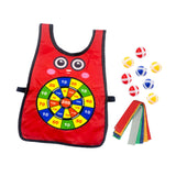 Maxbell Dodgeball Game for Kids for Children Party with 5 Colorful Ribbons Toss Game Red