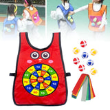 Maxbell Dodgeball Game for Kids for Children Party with 5 Colorful Ribbons Toss Game Red