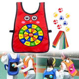 Maxbell Dodgeball Game for Kids for Children Party with 5 Colorful Ribbons Toss Game Red