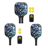 Maxbell Pickleball Paddle Premium 14mm Thickness for Player Sport Supplies Men Women 2 Paddle 4 Balls Bag