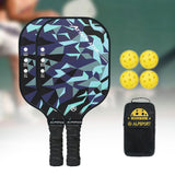 Maxbell Pickleball Paddle Premium 14mm Thickness for Player Sport Supplies Men Women 2 Paddle 4 Balls Bag
