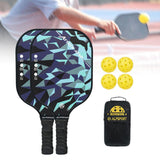 Maxbell Pickleball Paddle Premium 14mm Thickness for Player Sport Supplies Men Women 2 Paddle 4 Balls Bag