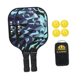 Maxbell Pickleball Paddle Premium 14mm Thickness for Player Sport Supplies Men Women 2 Paddle 4 Balls Bag