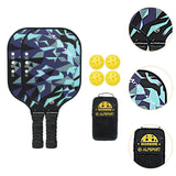 Maxbell Pickleball Paddle Premium 14mm Thickness for Player Sport Supplies Men Women 2 Paddle 4 Balls Bag