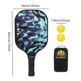 Maxbell Pickleball Paddle Premium 14mm Thickness for Player Sport Supplies Men Women 1 Paddle 2 Balls Bag
