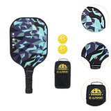 Maxbell Pickleball Paddle Premium 14mm Thickness for Player Sport Supplies Men Women 1 Paddle 2 Balls Bag