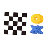 Maxbell Toe Chess Set Interactive Travel Gifts Funny XO Toy for Adults Families Kids 180cm and Black