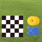 Maxbell Toe Chess Set Interactive Travel Gifts Funny XO Toy for Adults Families Kids 180cm and Black