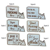 Maxbell 8 Ball Pocket Marker Pool Table Decoration Sign for Billiards Players Gifts Style A