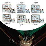 Maxbell 8 Ball Pocket Marker Pool Table Decoration Sign for Billiards Players Gifts Style A