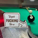 Maxbell 8 Ball Pocket Marker Pool Table Decoration Sign for Billiards Players Gifts Style A