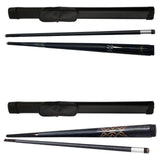 Maxbell 1/2 Split Pool Cue Billiard Stick for Enthusiasts Billiard Players Beginners Silver