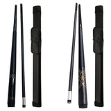 Maxbell 1/2 Split Pool Cue Billiard Stick for Enthusiasts Billiard Players Beginners Silver