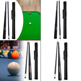 Maxbell 1/2 Split Pool Cue Billiard Stick for Enthusiasts Billiard Players Beginners Silver