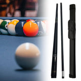 Maxbell 1/2 Split Pool Cue Billiard Stick for Enthusiasts Billiard Players Beginners Silver