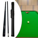 Maxbell 1/2 Split Pool Cue Billiard Stick for Enthusiasts Billiard Players Beginners Silver