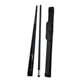 Maxbell 1/2 Split Pool Cue Billiard Stick for Enthusiasts Billiard Players Beginners Silver