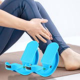 Maxbell Foot Rocker Workout Standing Calf Stretcher for Flexibility Balance Exercise Blue
