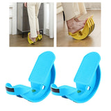 Maxbell Foot Rocker Workout Standing Calf Stretcher for Flexibility Balance Exercise Blue
