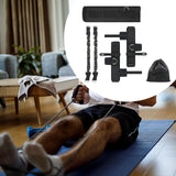 Maxbell Leg Strength Resistance Bands Set Exercise Running Soccer Workout Pull Ropes Black