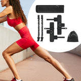 Maxbell Leg Strength Resistance Bands Set Exercise Running Soccer Workout Pull Ropes Black