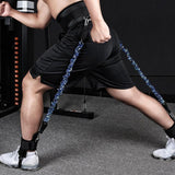 Maxbell Leg Strength Resistance Bands Set Exercise Running Soccer Workout Pull Ropes Blue