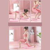 Maxbell Exercise Balance Pad Soft Thick Yoga Knee Pad for Workout Stability Training Pink