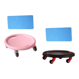 Maxbell Abdominal Exercise Roller Slider Multipurpose 13.7x3.7inch Workout Equipment Pink