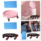 Maxbell Abdominal Exercise Roller Slider Multipurpose 13.7x3.7inch Workout Equipment Pink
