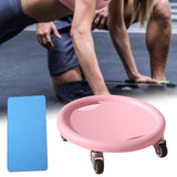 Maxbell Abdominal Exercise Roller Slider Multipurpose 13.7x3.7inch Workout Equipment Pink