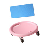 Maxbell Abdominal Exercise Roller Slider Multipurpose 13.7x3.7inch Workout Equipment Pink