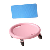 Maxbell Abdominal Exercise Roller Slider Multipurpose 13.7x3.7inch Workout Equipment Pink