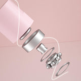 Maxbell Abdominal Exercise Roller Slider Multipurpose 13.7x3.7inch Workout Equipment Pink