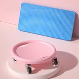 Maxbell Abdominal Exercise Roller Slider Multipurpose 13.7x3.7inch Workout Equipment Pink