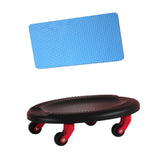 Maxbell Abdominal Exercise Roller Slider Multipurpose 13.7x3.7inch Workout Equipment Black