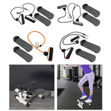 Maxbell 2Pcs Stair Stepper Pedals Parts AntiSlip Replacement for Office Home Outdoor Black